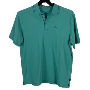 Tommy Bahama Men's Emfielder IslandZone Polo Shirt Small Green Performance NWT